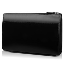 Phlox Clutch Bag, Men's, Wedding, Genuine Leather, Brand, Small, Ceremonial Occasions, Leather, B5, Second Bag, Popular, Clutch, Men's Handle, Black, Black