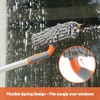 Eazer 2-in-1 Window Cleaner Tool, 64'' Window Squeegee for Home,