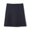 French Toast girls Front Pleated Tab School Uniform Skirt, Navy,