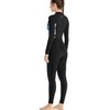 Full Body Wetsuit Women Patchwork Prints Floral Long Sleeve Diving