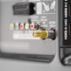 deleyCON Satellite Aerial Adaptor Coaxial Cable to TV Plug Adapter