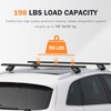 COWVIE 47 Inch Aluminum Roof Rack Cross Bars for Raised