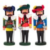 Dregeno Seiffen Mini Nutcracker Musketeer, Wood, natural, 3 x 2.5