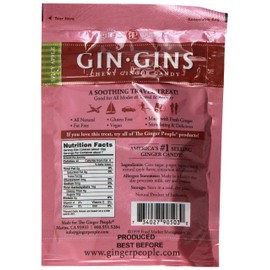 GIN GINS Apple Chewy Ginger Candy by The Ginger People - Anti-Nausea and Digestion Aid, Individually Wrapped Healthy Candy – Spicy Apple Flavor, 3 oz Bags - Pack of 3 (9 oz)