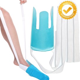 OrtoPrime Piece Dressing Aid for Socks Stocking Puller – Sock Puller for Seniors – Socks Helper – Aid to Put on Stockings for Seniors – Dressing Aid Stockings and Socks Gift