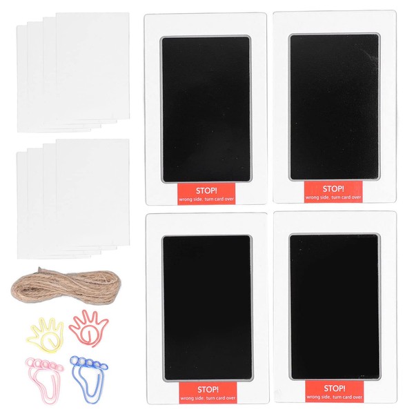 Touch Ink Pad for Baby Handprints and Footprints, Large Inkless