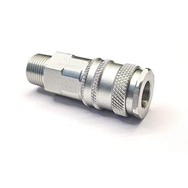 Pneumatic Air Line Quick Release Female Coupling 3/8" BSP Male Thread - Cejn 310, RECTUS 23, MIL-C 4109, PCL AC75EM Interchange