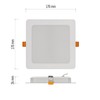 EMOS LED Panel 18W Square 1800lm Ceiling Light Recessed Light