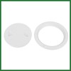 Motoforti 4" Boat White Circular Inspection Hatch Deck with Detachable