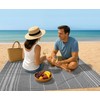 LANE LINEN Beach Blanket – Sand-Free, Extra-Large Picnic Mat, Quick-Dry,