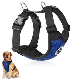 SlowTon Dog Harness for Dogs, No Pull Safety Harness, Small and Medium Dogs, Chest Harness, Soft, Padded, Breathable