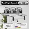 Countertop Support Bracket 4 Pack 8 inch Heavy Duty 3/8"