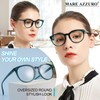 MARE AZZURO Reading Glasses Women's Round Readers +2.75 Durable Vintage