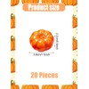 Liiaiyter 20 Pcs Mini Artificial Pumpkins, Fake Pumpkins Fall Harvest