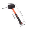 4 PCS 12 OZ Rubber Mallet, Rubber Hammer Head, Rubber
