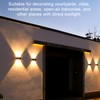 Solar Lights Outdoor IP67 Waterproof 4 LED Solar Fence Lights