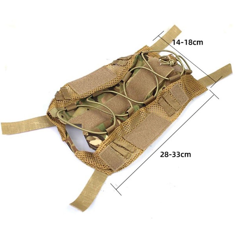 Multicam Camouflage Tactical Fast Helmet Cover for Airsoft Combat Helmets