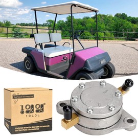 10L0L Fuel Pump for EZGO Marathon 2-Cycle Gas Golf Cart 1982-1988 & EZGO 1989-1990.5, Replacement for OEM 24233G1, Fuel Pump for 2-Cycle Engines