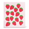 Abbott Collection Strawberries Swedish Dishcloth & Kitchen Tea Towel Set
