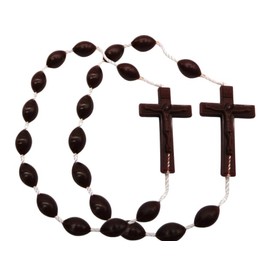 Westmon Works Rosary Bracelet Pack Plastic Rosaries Nylon Cords Bundle Gift Set for First Communion, Pack of 2