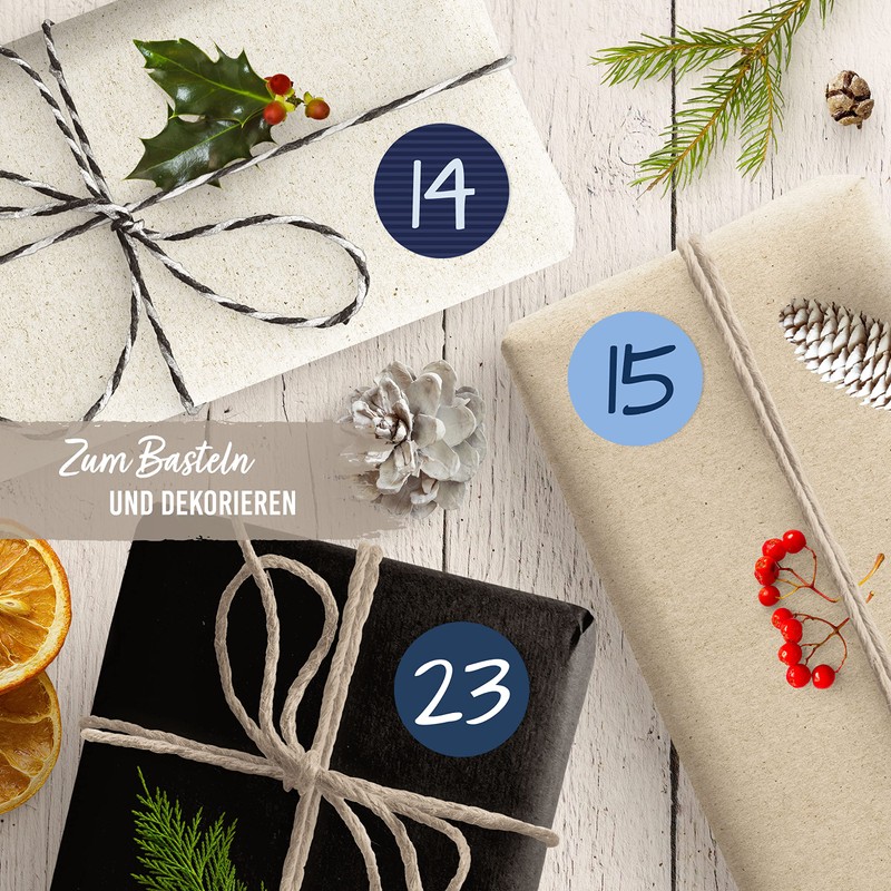 24 Advent Calendar Numbers-Sticker-No. 2