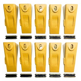 BDI Wear Parts 6737325 Bucket Teeth with 6737326 Flexpins for Bobcat Style Mini Excavator 10PK
