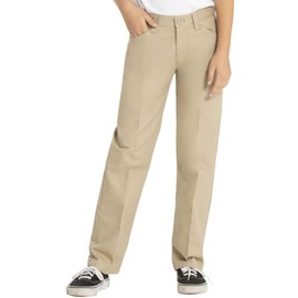 Classroom School Uniforms Girls' Big Plus Size Low Rise Pant, Khaki, 12h