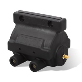 Bobina de encendido WOWTK Spark, Bobina de encendido de dos cables de 12 V 5.0 OHM bocinas de encendido de alta potencia para Harley V-Twins 1965-1979, para Sportster 1000 1200 900 Electra Glide