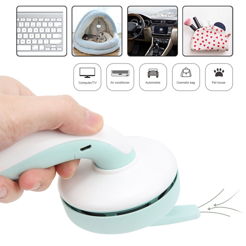Desktop Vacuum Cleaner USB Charging Mini Handheld Portable Home Table