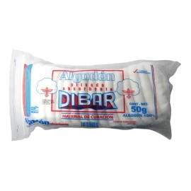 Algodón Plisado Absorbente 50g Dibar