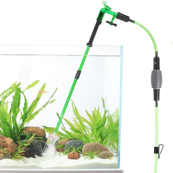 AQQA Aquarium Siphon Gravel Vacuum Fish Tank Cleaner kit,Stress Ball