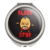 Blood Spud Vampire Potato Funny Humor Compact Travel Purse Handbag