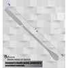 A2Z-DE001 Stainless Steel Double Ended Micro Lab Spatula Sampler, Square