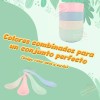 J.H. Company Set 4 Bowl + 4 Cucharas Fibra De
