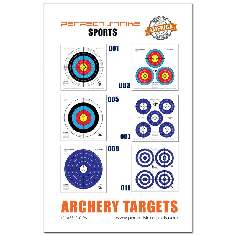 Perfect Strike Archery Targets. Classic OPS No. 007 Heavy Paper
