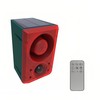 Lancoon Solar Motion Sensor Alarm Outdoor with Barking Shot Sound
