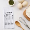 PWHAOO Kitchen Conversion Chart Kitchen Towel Kitchen Measurement Chart Gift