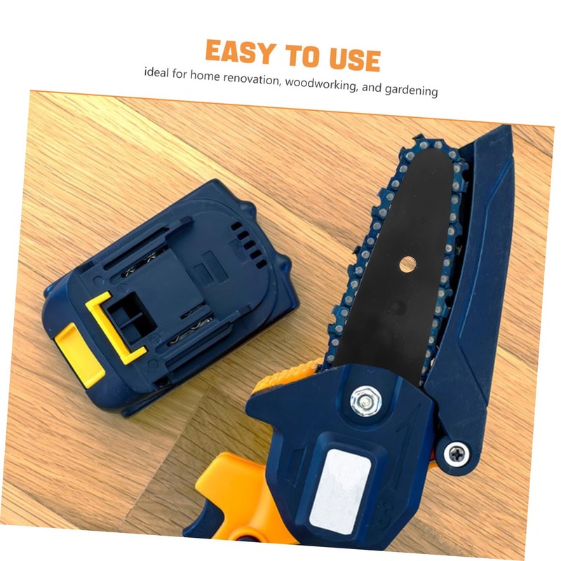 Totority 2 Pcs Mini Chainsaws Bar Portable Electric Chainsaw Cordless