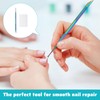 Cuticle Pusher, 2-In-1 Cuticle Pusher Tool with 5 Sheet Nail