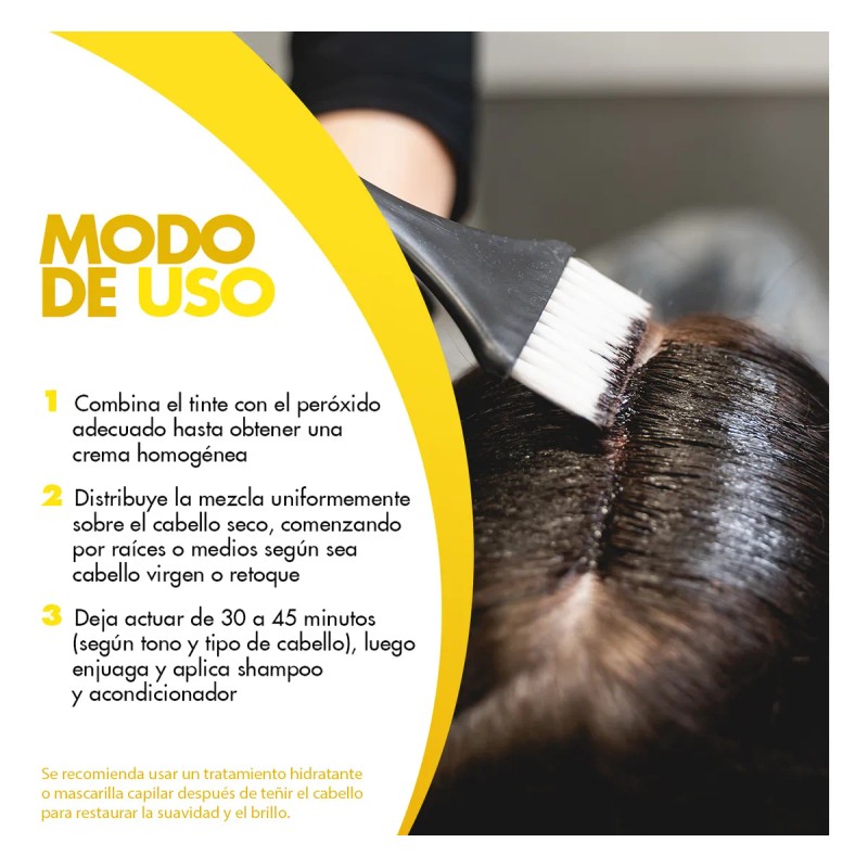 Tinte Para Cabello En Crema Dibal 100g Todos Los Colores