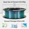 MIKA3D Dual Color Silk PLA 1.75mm Printer Filament Bundle, 2