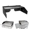 PHYESUVIN Universal Wind Screen/Guard and Griddle Warming Rack Set Fit