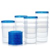 Atecare Food Storage Containers with Twist Top Lids, Ultra Thick