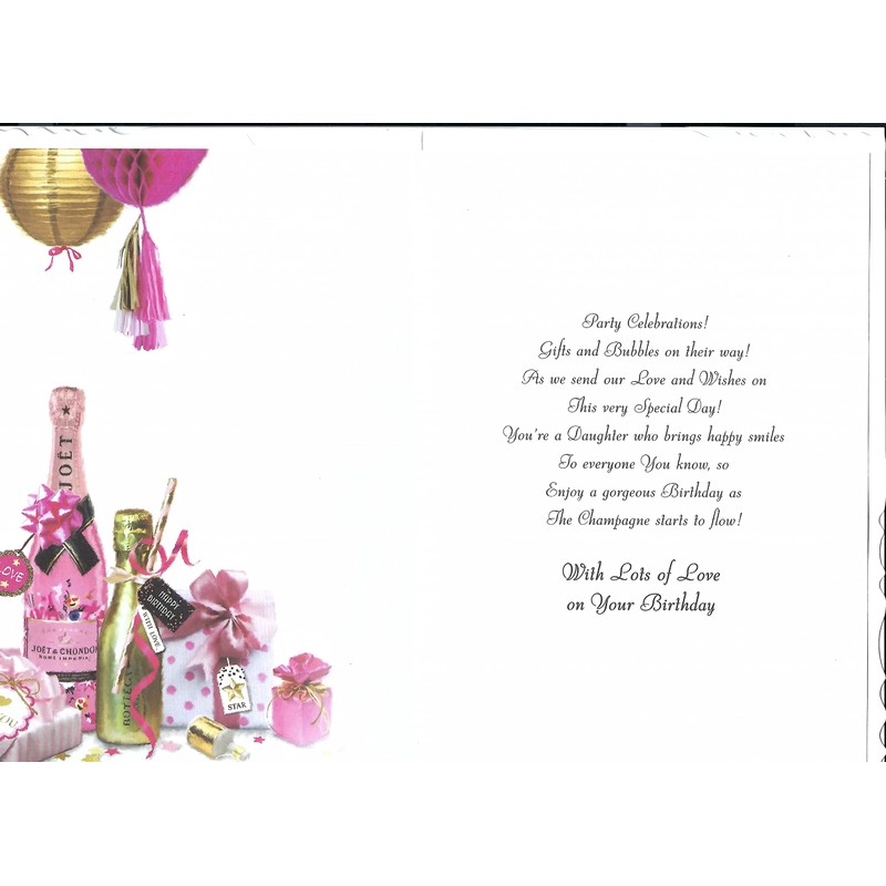 Jonny Javelin Special Daughter Birthday Wishes With Love Card -