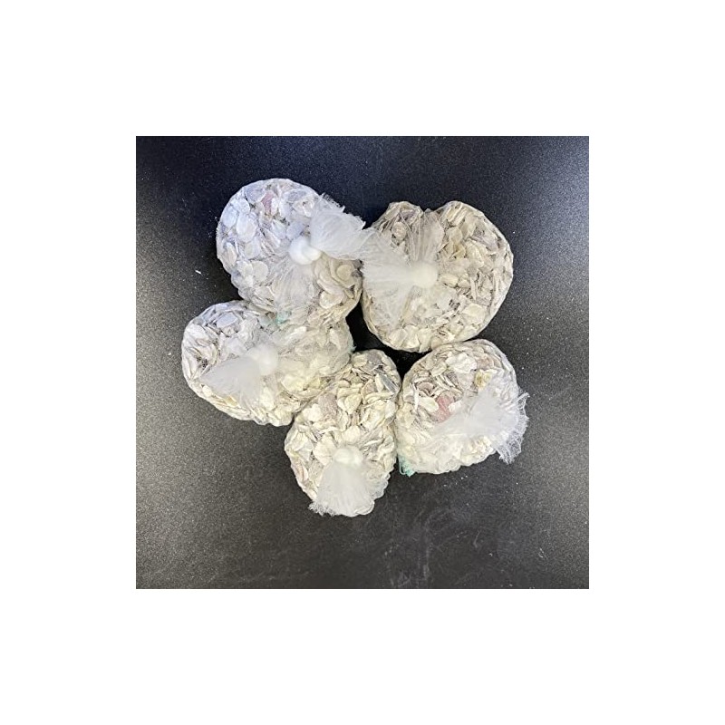 Waka Sterilized Clean Oyster Shells 5 Bags Aquarium Filter Material