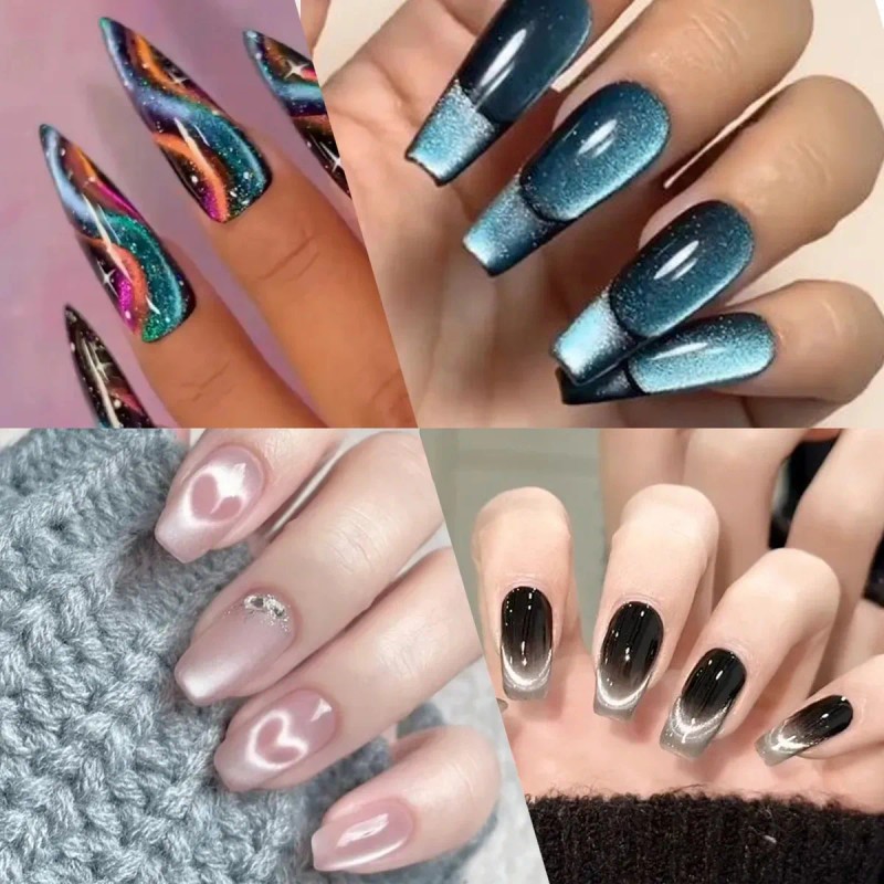 Iman 6en1 Para Decoracion De Unas Gel Efecto Ojo De
