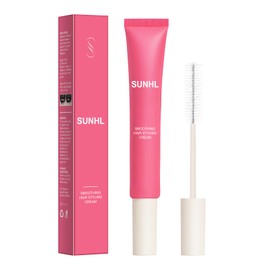 Sunnyholiday Styling Cream for Hair, Taming Wand 3-in-1 Formula Controls Flyaways, Smooths Frizz & Styles Edges Lightweight Hold, No Flaking, Slick Back Hair Products for All Hair Types (0.6 oz.).