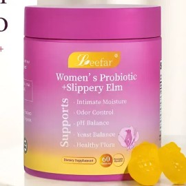 Probióticos Femeninos Con Slippery Elm 60 Gomitas Mujer Ufc