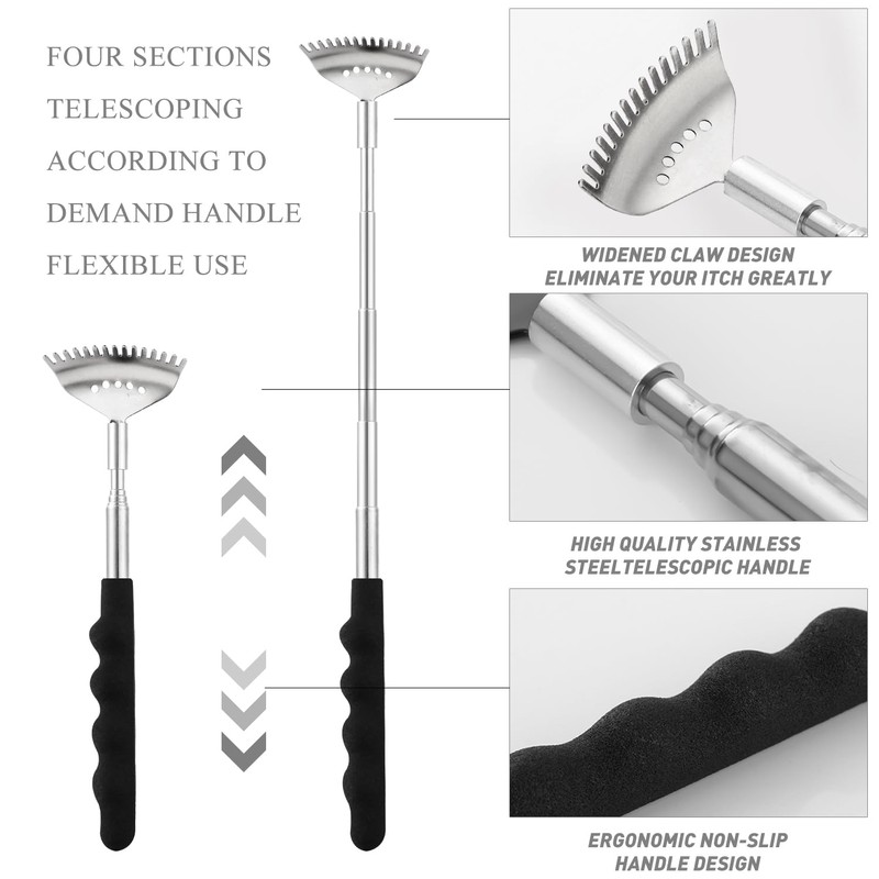 Svjetiq Head Massager Back Scratcher, 20 Fingers Head Scratcher Scalp