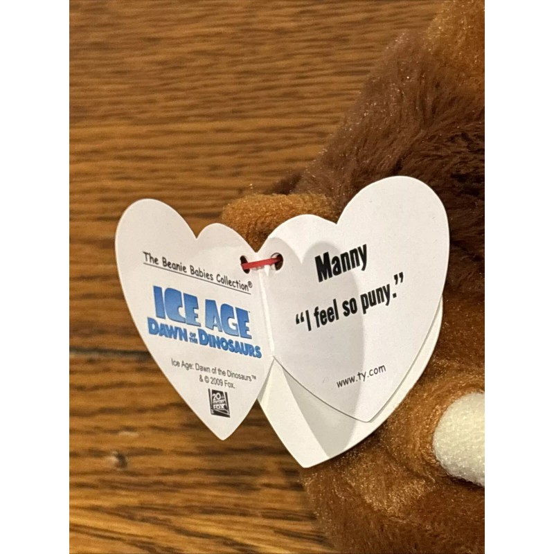 TY Beanie Baby - MANNY the Mammoth (Ice Age 3